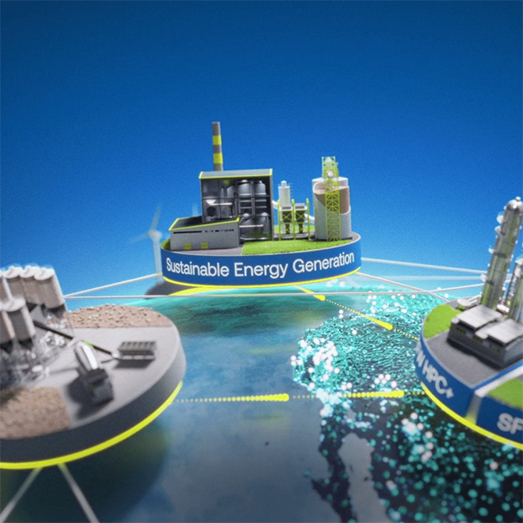 Snippet from a 3D-generated view featuring a factory.